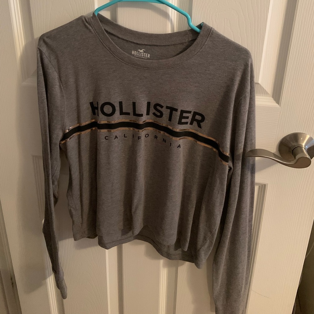 Long sleeve cropped shirt from hollister